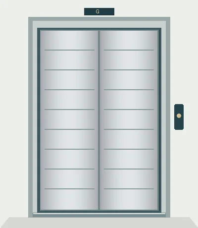 Imperforate Door opening and closing illustration